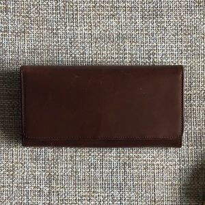 Coach smooth leather clutch/wallet.